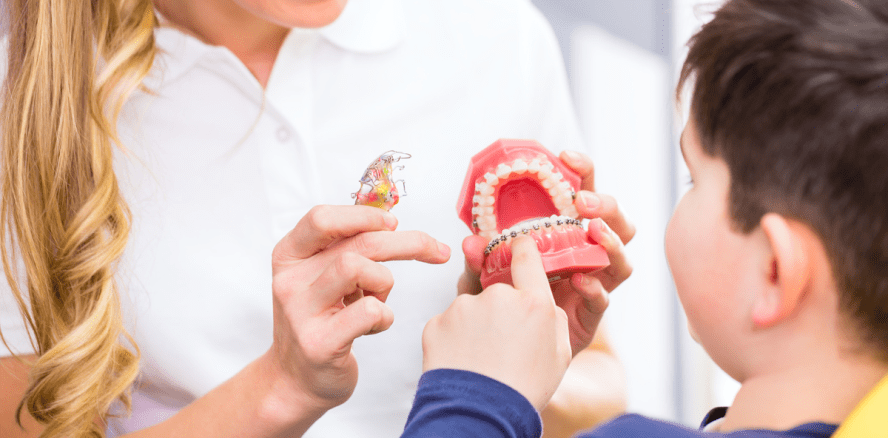 Zähne in Reih' und Glied