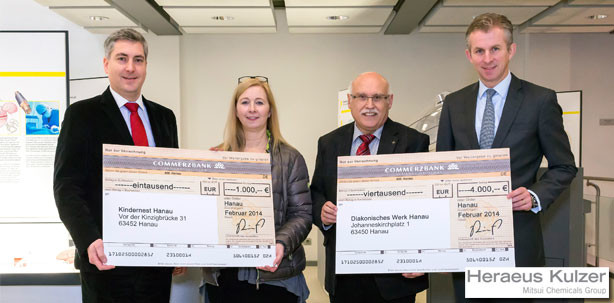 Heraeus Holding spendet 5.000 Euro