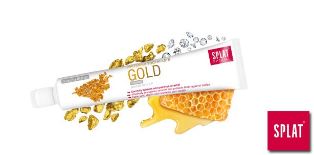 Splat Gold – Die luxuriöse Whitening Zahnpasta