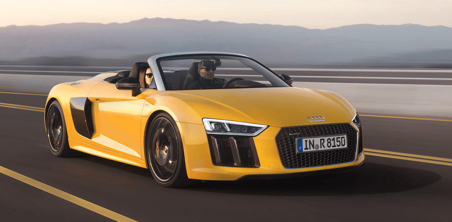 Power auf ganzer Linie: der Audi R8 Spyder V10