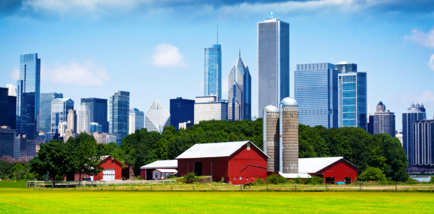 Stadt-Land- und Ost-West-Gefälle