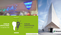 3. Straumann Forum Zahntechnik: „Technik, Team & Tradition“