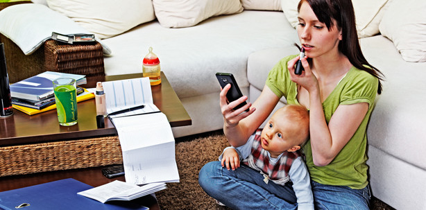 Familienstudie: Viele Eltern leiden unter Zeitstress