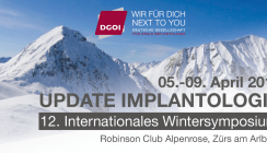 12. Internationales Wintersymposium der DGOI in Zürs am Arlberg