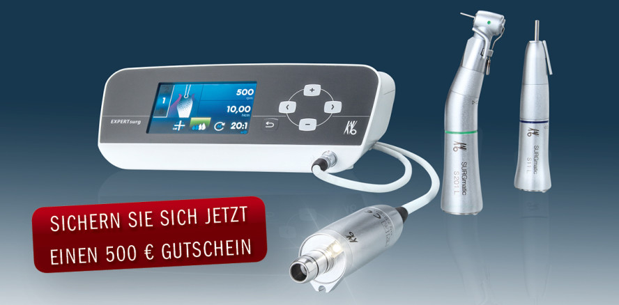 Jetzt 500 Euro-Gutschein sichern mit dem KaVo MASTERsurg LUX