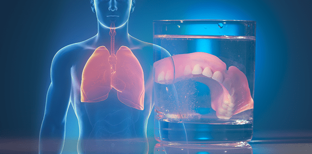 Nächtliches Tragen der Prothese erhöht Risiko für Lungeninfekt