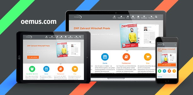 Webauftritt der OEMUS MEDIA AG in neuem Look