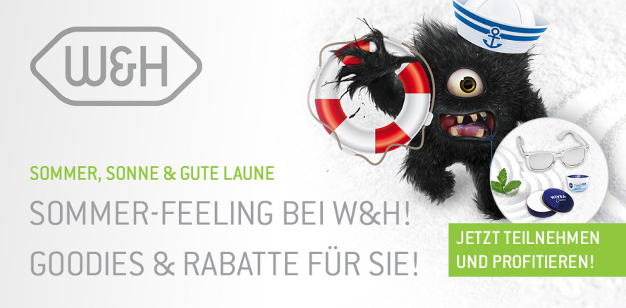 W&H Sommer: Reparatur-Service nutzen und Goodies sichern!