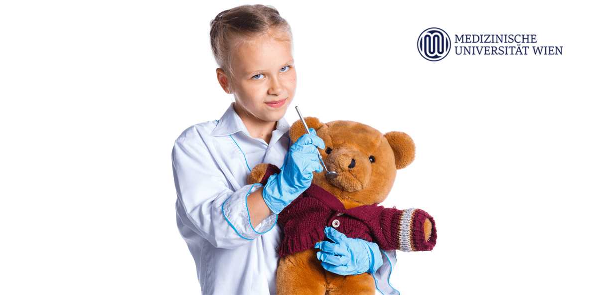 MedUni Wien: Zahnbehandlung üben am Teddybär