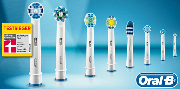 Oral-B erneut Testsieger bei Stiftung Warentest