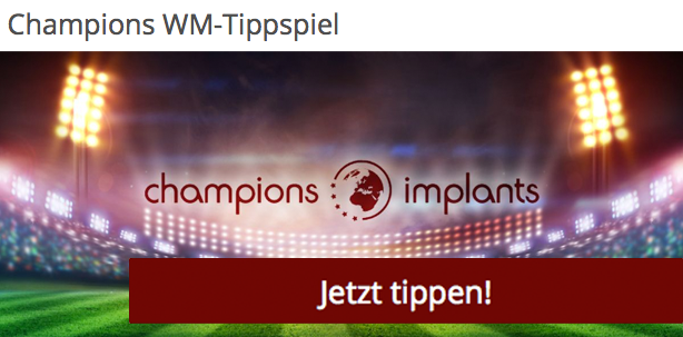 Weltmeister werden beim Champions-Tippspiel