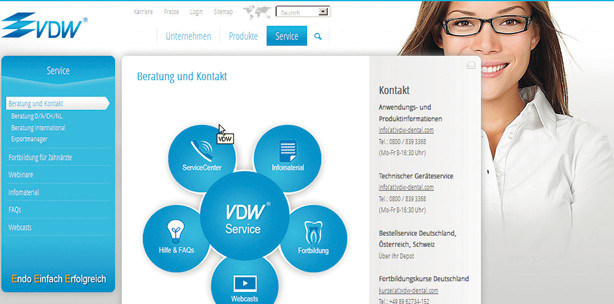 VDW online mit neuem Gesicht