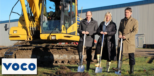 Startschuss für Produktionserweiterung: VOCO stärkt Firmenzentrale
