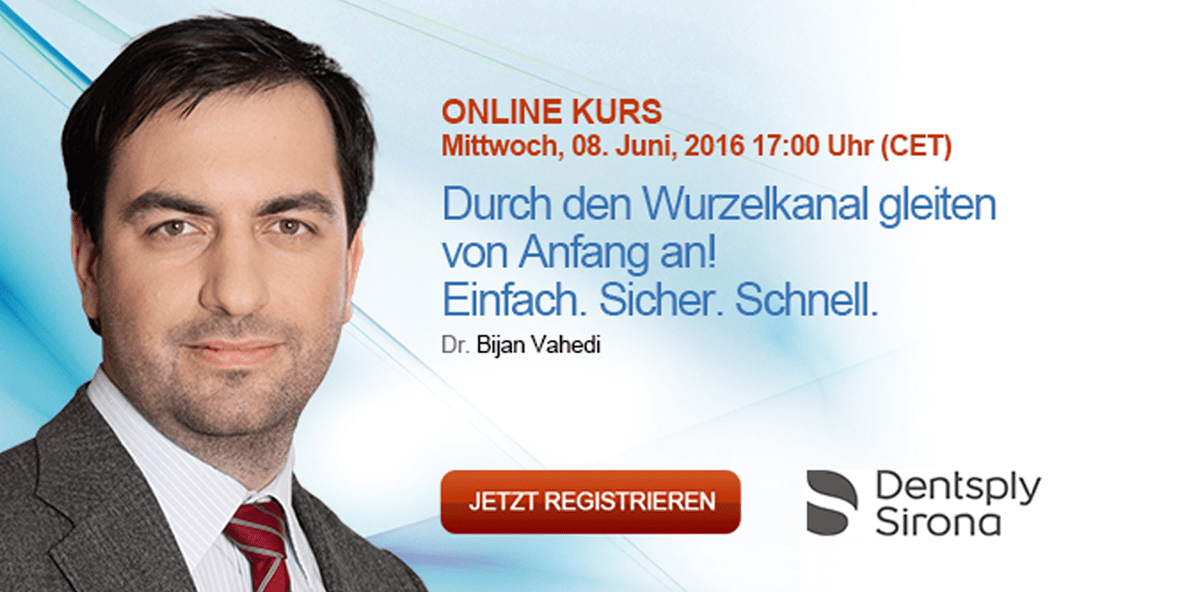 Live-Webinar: Einfach und sicher durch den Wurzelkanal gleiten