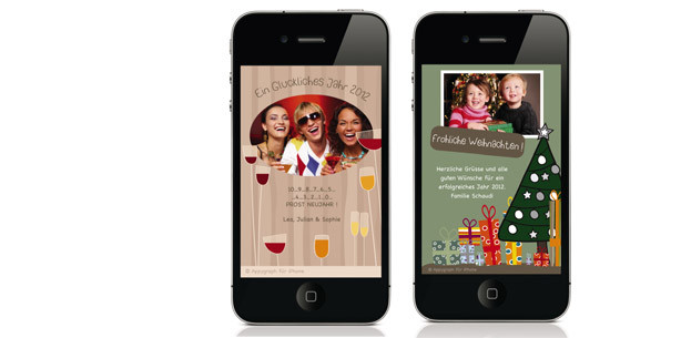 Weihnachtskarten via iPhone versenden: Neues App macht's möglich