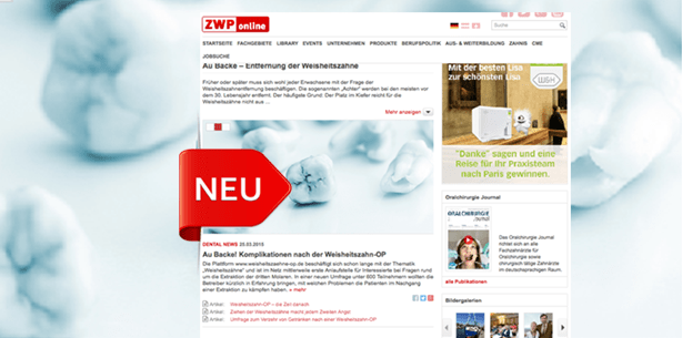 Au Backe! Neues ZWP-Thema zur Entfernung der Weisheitszähne
