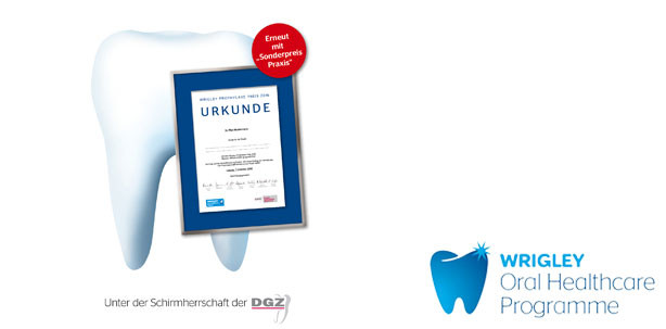 Wrigley-Prophylaxe-Preis 2016 – der Countdown läuft