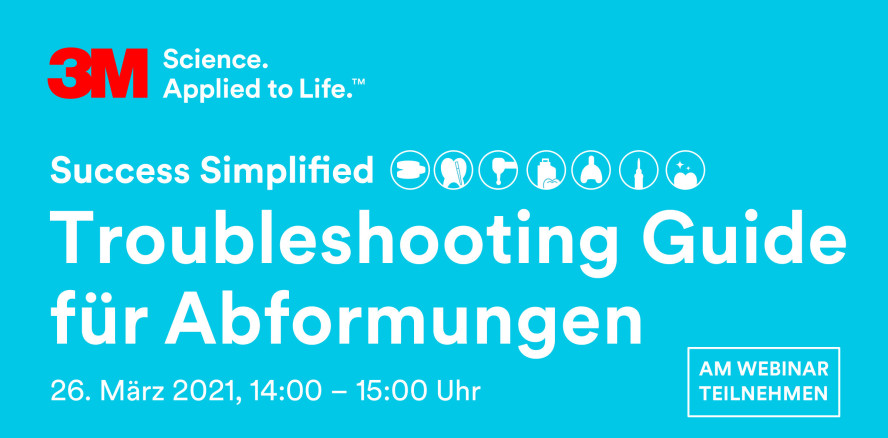Lösungen für perfekte Abformungen – 3M Webinar am 26. März
