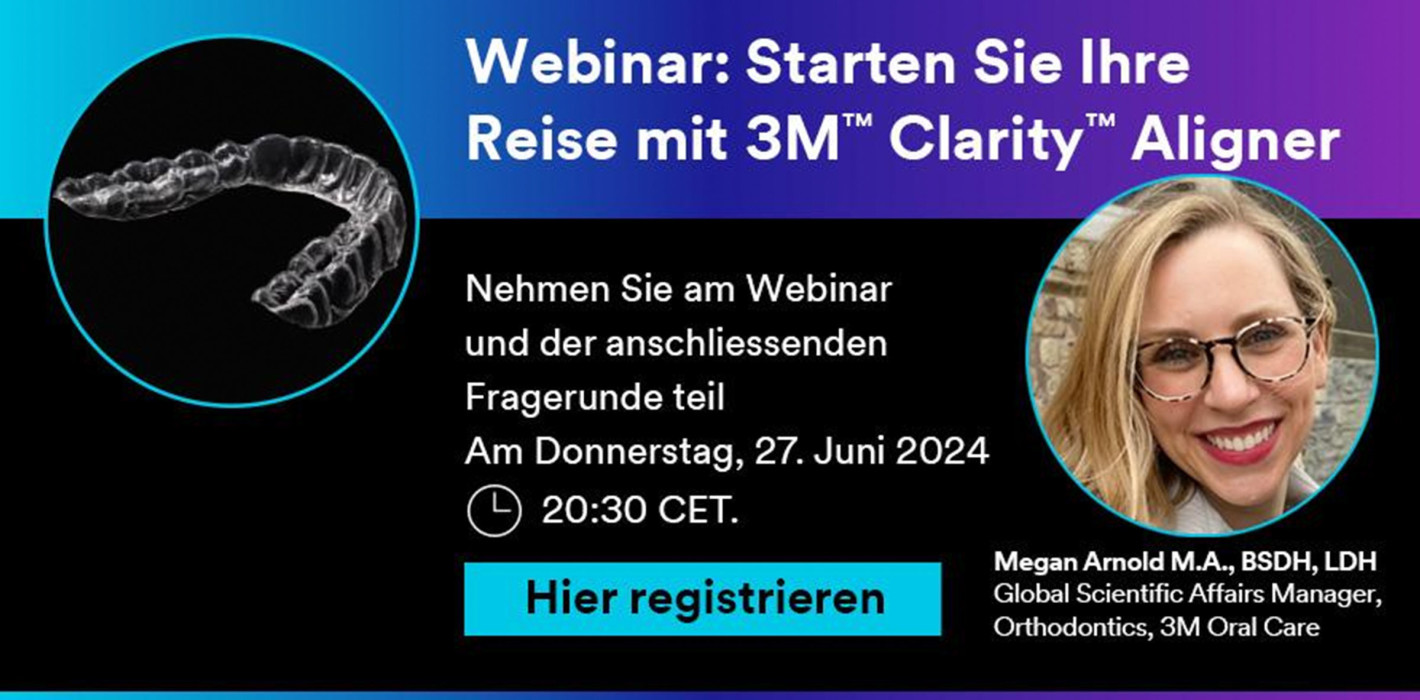 3M Webinar „Start your journey with 3M™ Clarity™ Aligners“