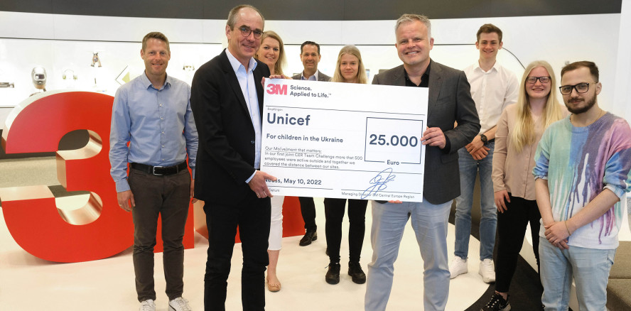 3M Engagement für die Ukraine Nothilfe von UNICEF