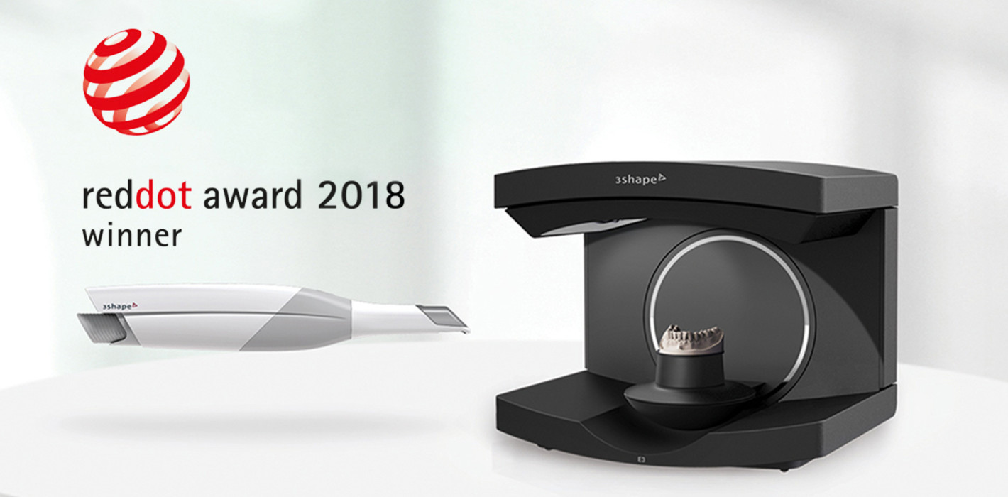3Shape mit zwei Red Dot Awards für Produktdesign ausgezeichnet