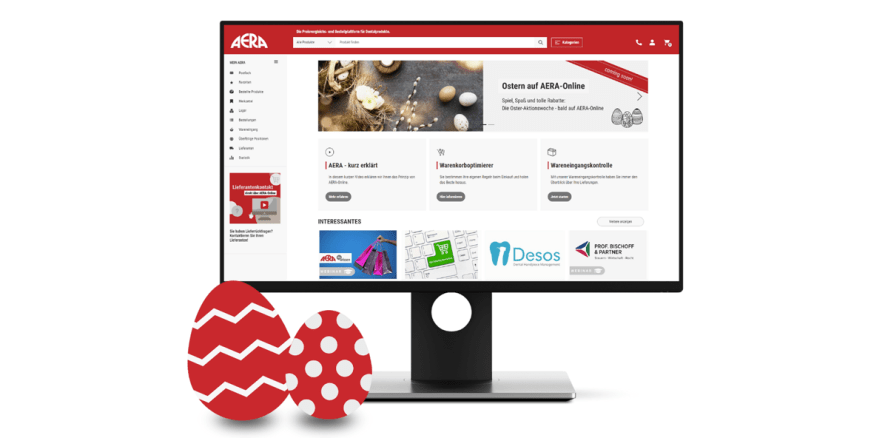 Bunte Ostereiersuche auf AERA-Online ab 11. April