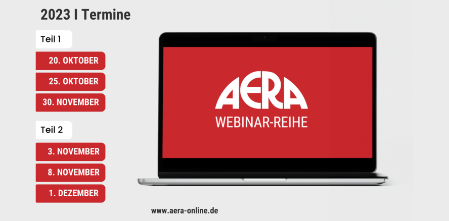 Kostenlose AERA-Online Webinar-Reihe lädt zur Selbstreflexion ein