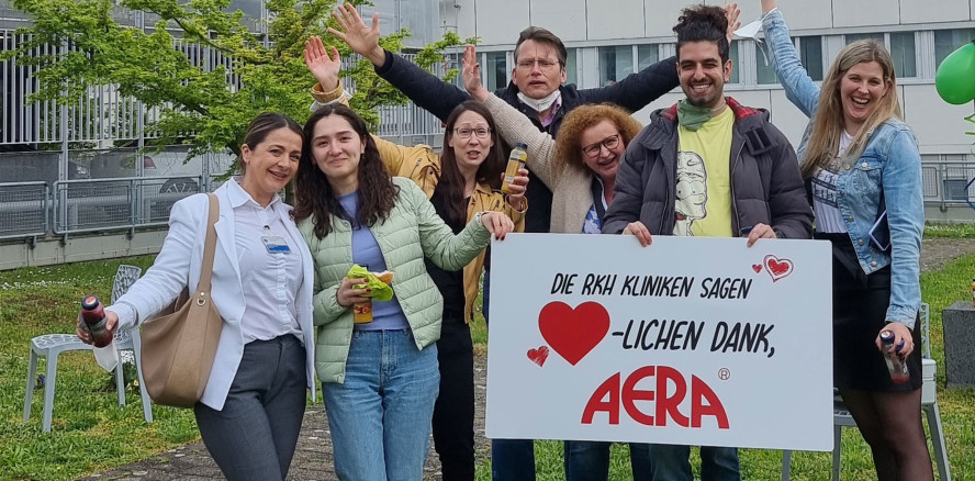 AERA: Großspende an das RKH Klinikum Ludwigsburg-Bietigheim