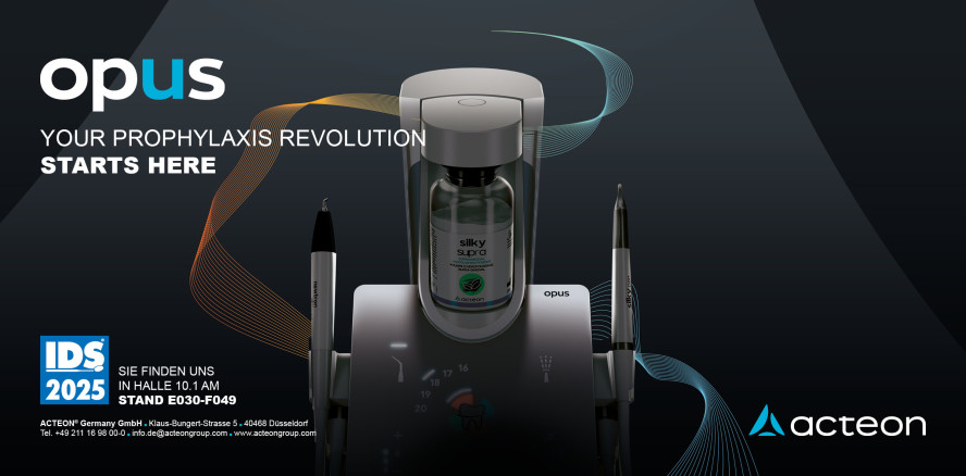 Die Acteon Group präsentiert OPUS: Die Zukunft der Prophylaxe