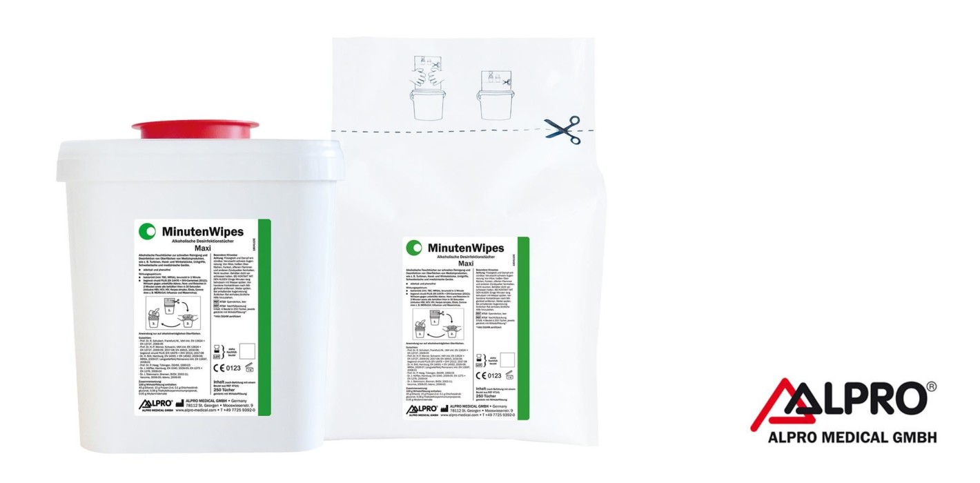 Clevere Reinigung und Desinfektion mit ALPRO MEDICAL