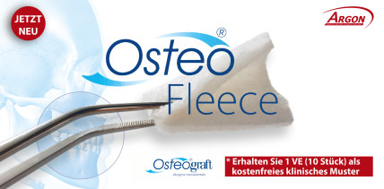 Argon Winteraktion: OsteoFleece® als kostenfreies klinisches Muster erhalten