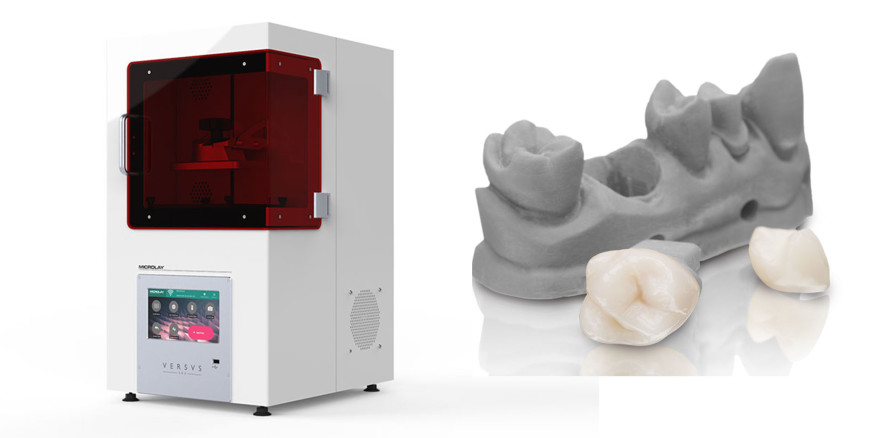 BEGO 3D-Druck Materialien für den 3D-Drucker Microlay Versus erhältlich