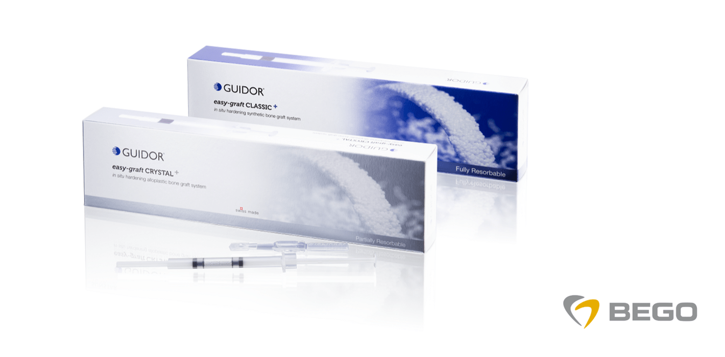 GUIDOR® easy-graft CLASSIC+: jetzt neu bei BEGO erhältlich