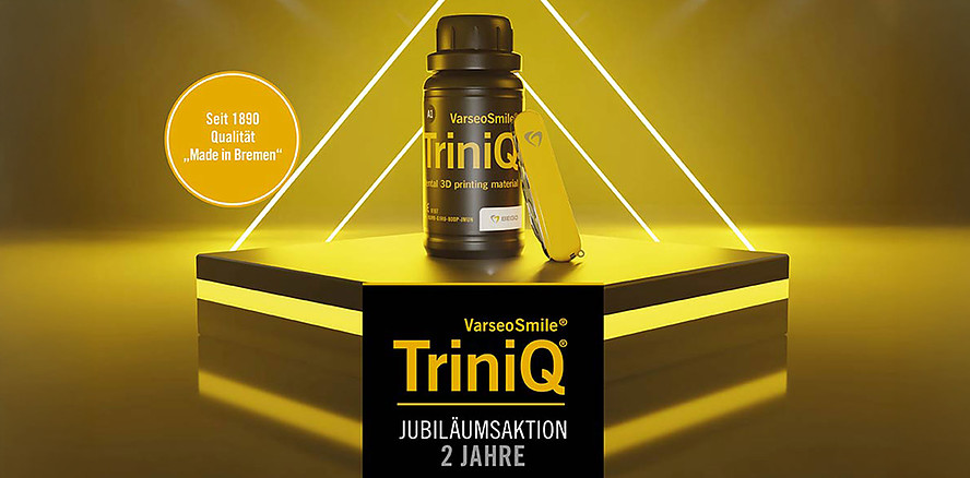 Zwei Jahre VarseoSmile® TriniQ® – BEGO feiert mit einer Jubiläumsaktion