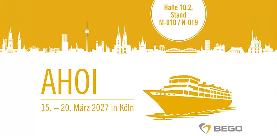 Time for IDS 2027: BEGO Schiffe verbinden Messebesuch, Komfort und Networking