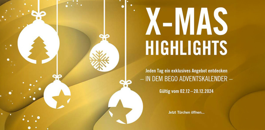 BEGO X-MAS Highlights: Unsere Geschenke kommen vor dem Fest!