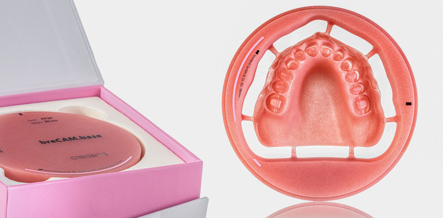 breCAM.base – Der innovative Rohling für hochwertigen Zahnersatz