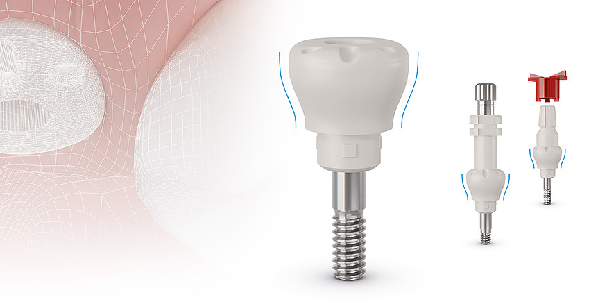 Gingividual® Concept Basic mit scanbaren Gingivaformern & Abformpfosten