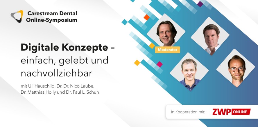 1. Carestream Dental Online-Symposium zu digitalen Konzepten