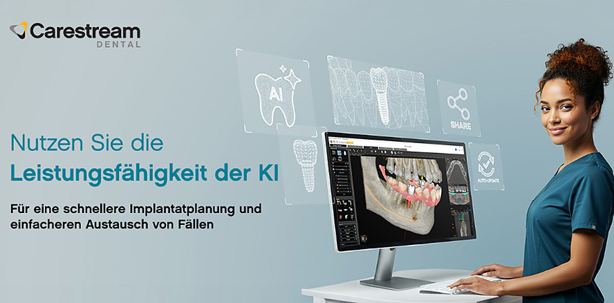 Carestream Dental bringt KI-gestützte Software auf den Markt