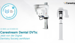 DVT-Systeme von Carestream Dental erhalten Zertifizierung der Digital Dentistry Society