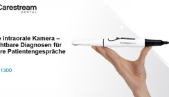 Carestream Dental bringt die Intraoralkamera CS 1300 auf den Markt