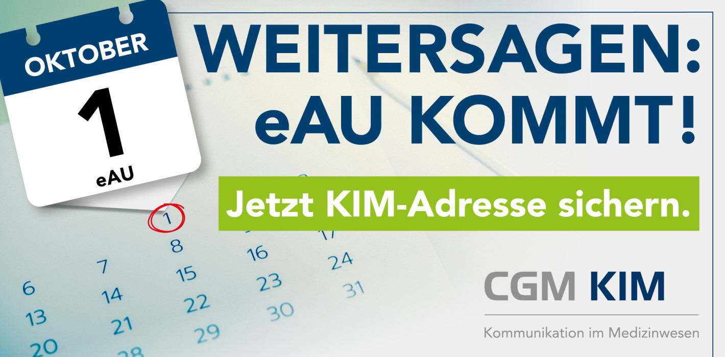 CGM: eAU wird ab Oktober 2021 zur Pflicht