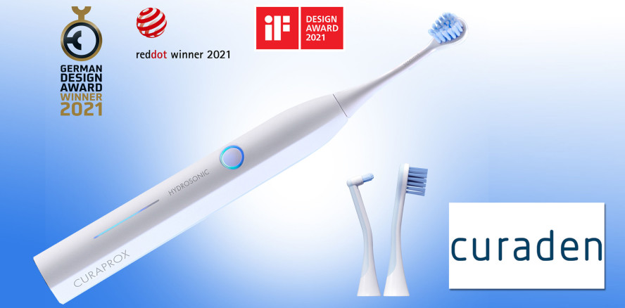 Curaprox Hydrosonic pro von curaden erhält drei Preise