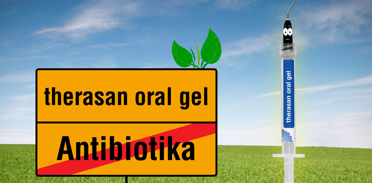 Entzündungen in der Mundhöhle? Therasan oral gel ist die Lösung