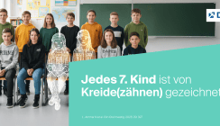 Jedes siebte Kind ist von Kreide(zähnen) gezeichnet