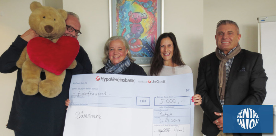 Spendenaktion der Dental-Union GmbH für Bärenherz