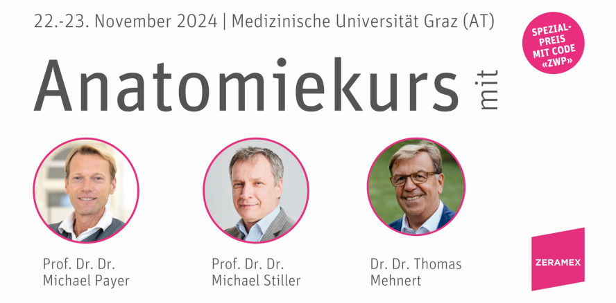 Anatomiekurs mit Prof. Dr. Dr. Stiller & Dr. Dr. Mehnert