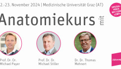 Anatomiekurs mit Prof. Dr. Dr. Stiller & Dr. Dr. Mehnert