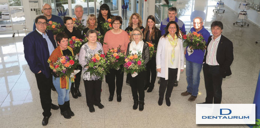 Dentaurum Jubilare und Pensionäre werden geehrt